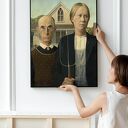 Plakat Hogstudio American Gothic - Nieoczekiwana zmiana 30x40 cm