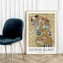 Plakat Gustav Klimt „Fulfilment” 30x40 cm