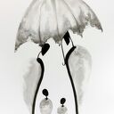 obraz ręcznie malowany 50 x 70 cm, nowoczesna abstrakcja, 2858185