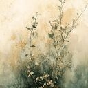 Zestaw 2 plakatów botanicznych 40x50 cm - gałązki