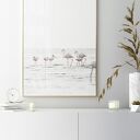 Zestaw plakatów 50x70 cm Flamingi - 2 sztuki (bez ram)