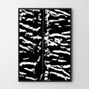 Plakat obraz black&white 40x50 cm