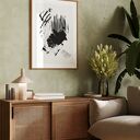 Plakat Biało-czarna abstrakcja - format 50x70 cm