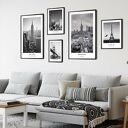 Plakat czarno-biały San Francisco - Most, 40x50 cm - architektura