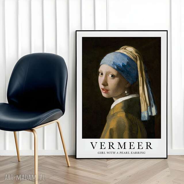 Plakat Dziewczyna z perłą Vermeer - format 50x70 cm