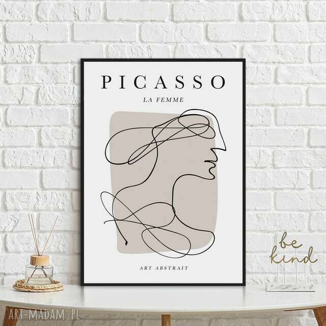 Picasso Plakat Kobieta - format 40x50 cm