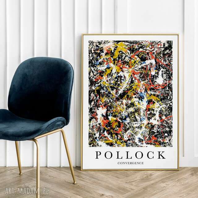 Pollock Convergence - plakat 50x70 cm