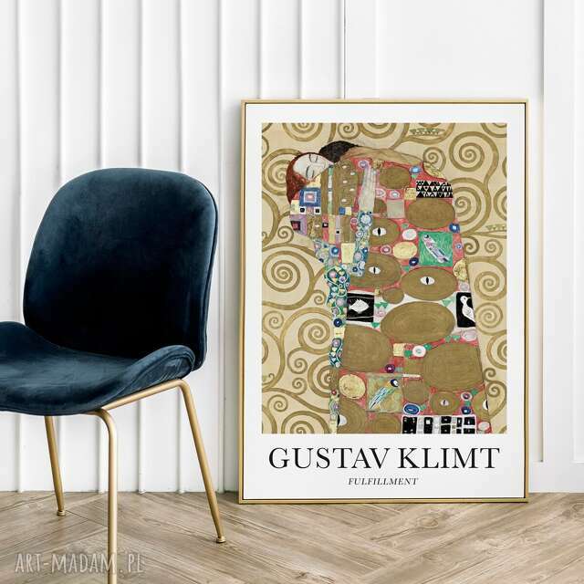 Gustav Klimt Fullfilment - plakat 40x50 cm