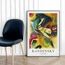 Hogstudio plakat do domu untilted abstrakcja - format 61x91 cm duże plakaty kandinsky