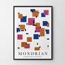 Hogstudio plakaty plakat do salonu mondrian abstrakcja - 40x50 cm