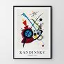 abstrakcja - 30x40 cm - modne plakaty plakat kandinsky