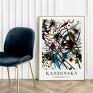 Kandinsky Lithography - plakat 30x40 cm - plakaty do salonu