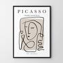 plakaty: Plakat w stylu Picasso - format 61x91 cm - szkic desenio