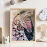 Gabriela Krawczyk niesztampowe plakat 50x70 cm - konik jednorożec wydruk