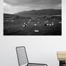 Margo art czarno biały plakaty obraz plakat - fotografia krajobraz islandzki 100x70 cm islandia widok