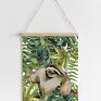 dżungla plakaty leniwiec plakat - A3, 30x42 cm