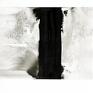 minimalizm białe grafika 50x70 cm wykonana ręcznie, plakat, abstrakcja do salonu