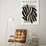 Plakat obraz Black Matisse #3 30x40 cm - sztuka nowoczesne