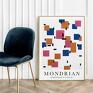 Hogstudio plakat desenio mondrian abstrakcja - 30x40 cm