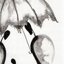 ART Krystyna Siwek artystyczna grafika 40x50 cm wykonana ręcznie, abstrakcja, obraz skandynawski