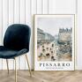 Pissarro French Theater Square - plakat format 40x50 cm - reprodukcja