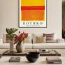 plakaty: Plakat Mark Rothko Yellow Red Orange - format 30x40 cm - reprodukcja