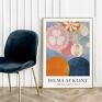 Hogstudio kolorowy hilma af klint the ten largest. 2 - 40x50 cm plakat kolor