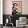 plakat plakaty różowe beza 30x40 kolaż dekoracje domu