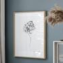 botaniczny zestaw plakatów - 40x50 cm i kwiat (81) plakat kobieta