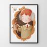 Hogstudio plakaty ron weasley - harry potter - format 40x50 cm do pokoju dziecka plakat dzieci