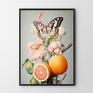 Hogstudio plakaty botaniczny kolaż - format 40x50 cm plakat do salonu