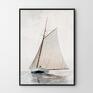 plakaty: statek - format 40x50 cm - plakat morze wakacyjny