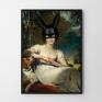 Hogstudio plakaty bunny v2 - format 30x40 cm modne plakat kobieta