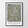 Hogstudio plakat do salonu plakaty pollock obelisk - art - history - 40x50 cm abstrakcja
