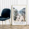 Hogstudio pissarro the boulevard montmartre - 40x50 cm plakat do salonu