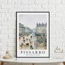 reprodukcja plakaty pissarro french theater square - format 30x40 cm plakat francja