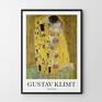 The Kiss - plakat 40x50 cm - gustav klimt na prezent