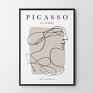 Picasso Plakat Kobieta - format 40x50 cm - pablo plakaty