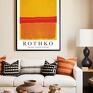 Hogstudio: Mark Yellow Red Orange - format A4 - plakaty plakat rothko