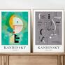 Zestaw plakatów Kandinsky - format 70x100 plakaty plakat reprodukcja