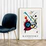 abstrakcja - plakat 30x40 cm - modne plakaty kandinsky