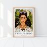 zielone plakaty frida kahlo self portrait - plakat 50x70 cm portret kobiety