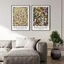 Pollock - zestaw plakatów - format - plakaty do salonu plakat