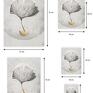 Plakat - abstrakcja z liściem miłorzębu 30x40 cm (GC 21 1060) natura