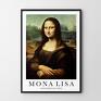 Hogstudio Mona Lisa Da Vinci w klasycznej odsłonie - format 40x50 cm - plakat plakaty do domu