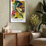 plakaty: Untilted abstrakcja - format A4 - plakat kandinsky kolorowa