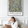białe plakaty pollock obelisk - art - history - 50x70 cm plakat abstrakcja
