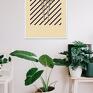 Art print A3 - The shadow of flower, grafika drukowana, prezent minimalistyczny plakat do sypialni