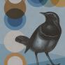 oryginalne ptaszek 30x40 - ilustracja (dostępne inne formaty) plakaty minimalizm