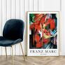 plakaty: Franz Marc The Foxes - 50x70 cm - nowoczesny plakat